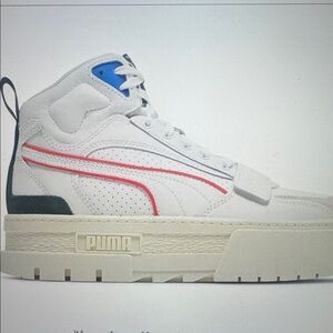 PUMA Mayze Mid Platform High-Top Sneakers - Size 8